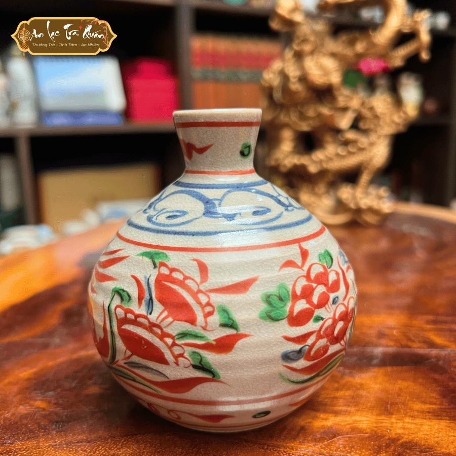 Bình Hồng Hoa Cổ Ngọc